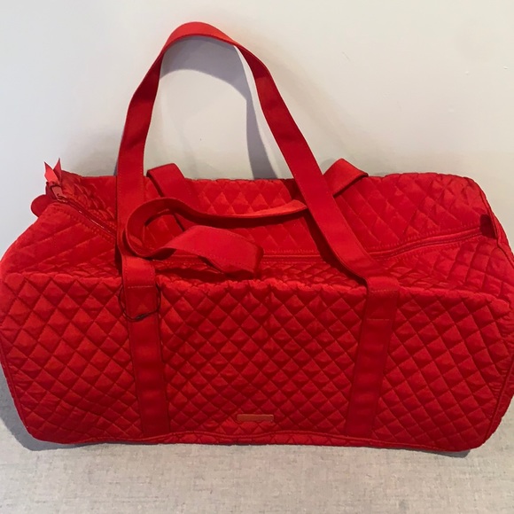 Vera Bradley Handbags - NWT vera bradley large duffel tango red